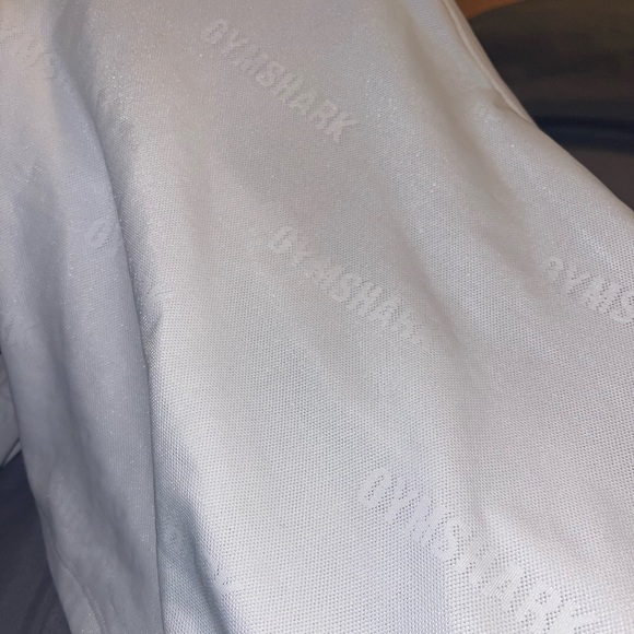 GYMSHARK LONG SLEEVE CROP TOP WHITE SIZE XS - Picture 3 of 9